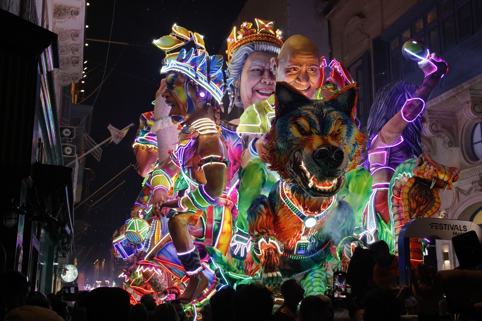 Carnival parade floats