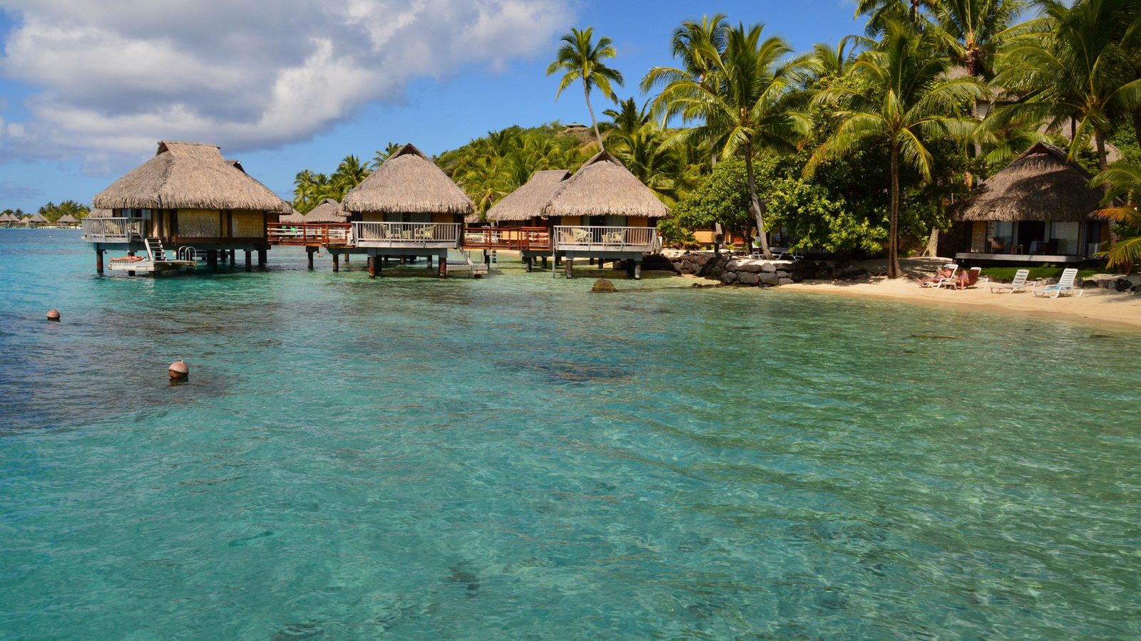 Tropical beach resort